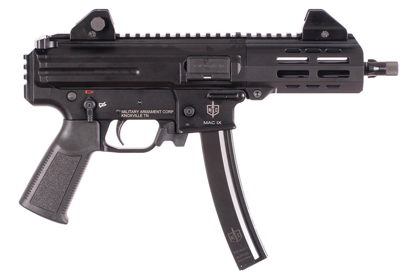 MILITARY ARMAMENT CORPORATION IX 9mm Direct Blowback Semi-Auto Pistol with M-LOK Handguard